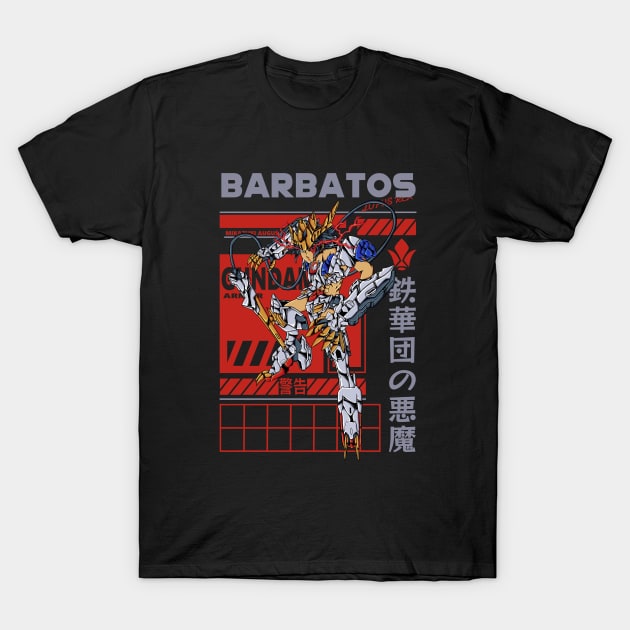 barbatos gundam armor T-Shirt by ilhamnug66